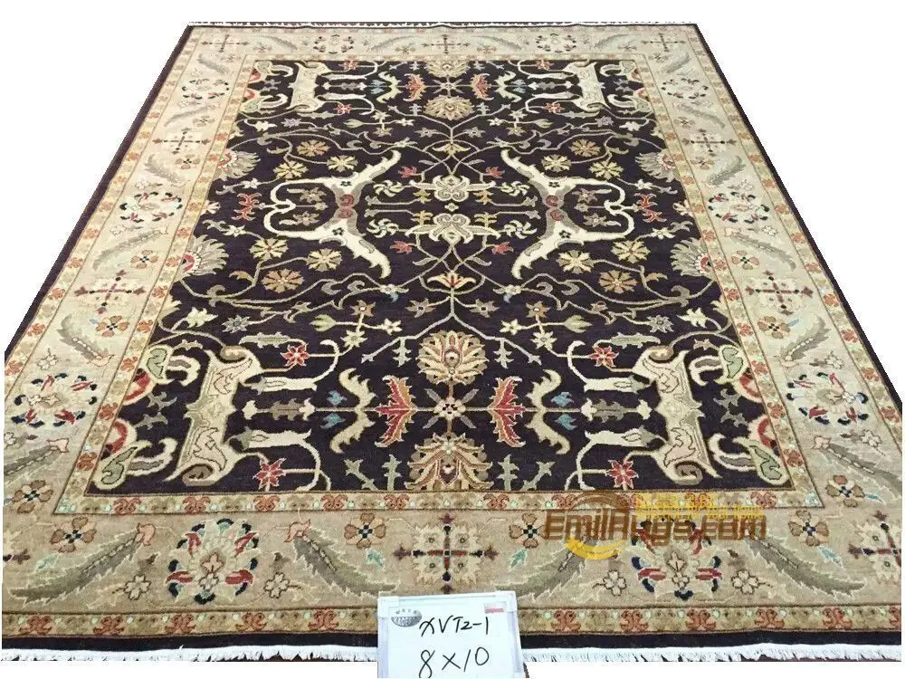 

Original single export Turkish handmade carpets OUSHAK Ozarks pure wool carpet XVT2-1 8x10gc47zieyg28