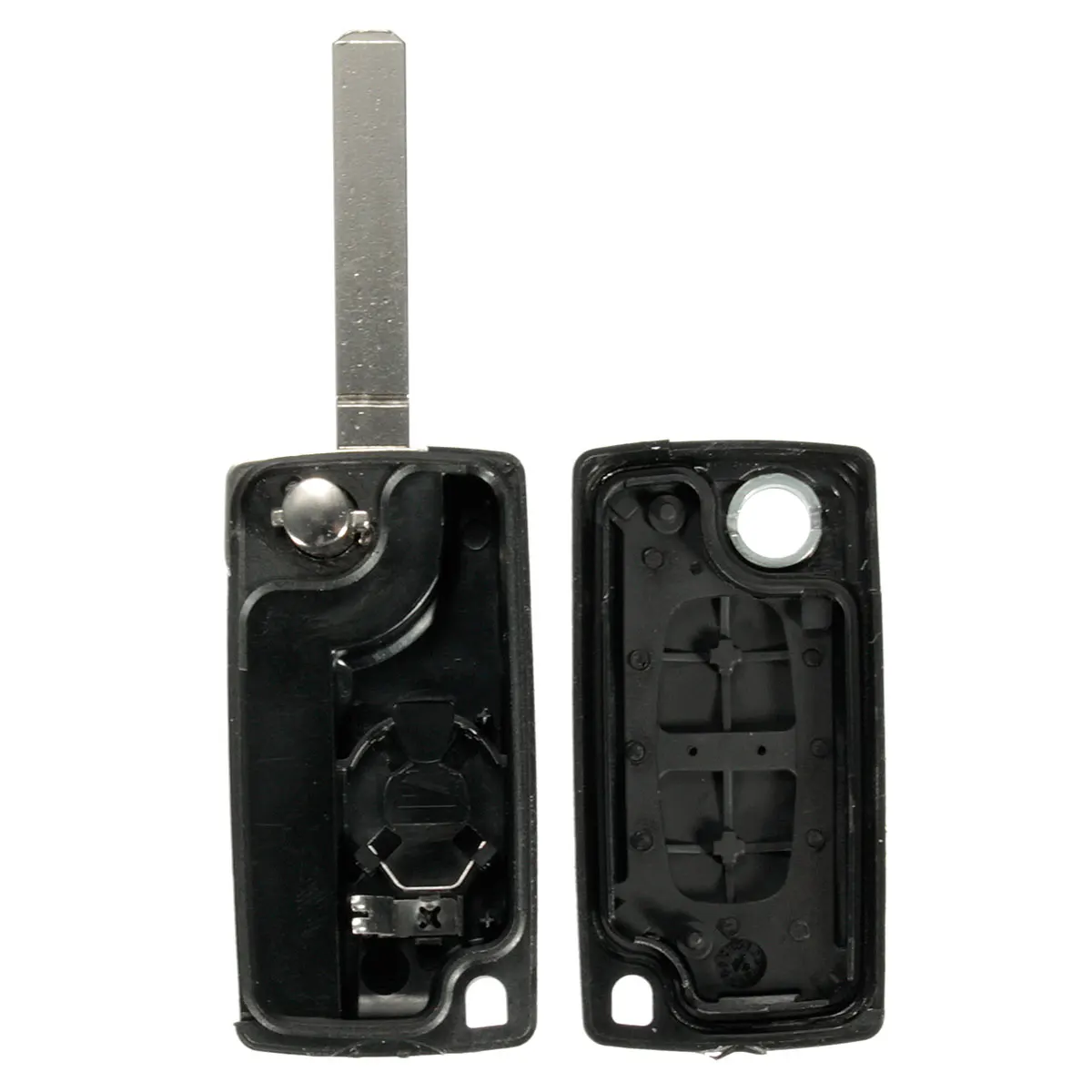 2 кнопки Черный дистанционный Складной флип чехол для ключей Citroen C2 C3 C4 C5 C6|Футляр