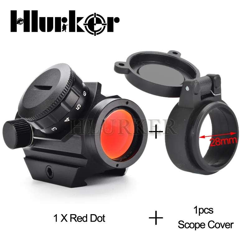 Hlurker охотничий Страйкбол M4 AR15 Air Rifle Red Dot Riflescope Spoting Scope Sight/20 мм Picatinny Rail Mount/Передняя