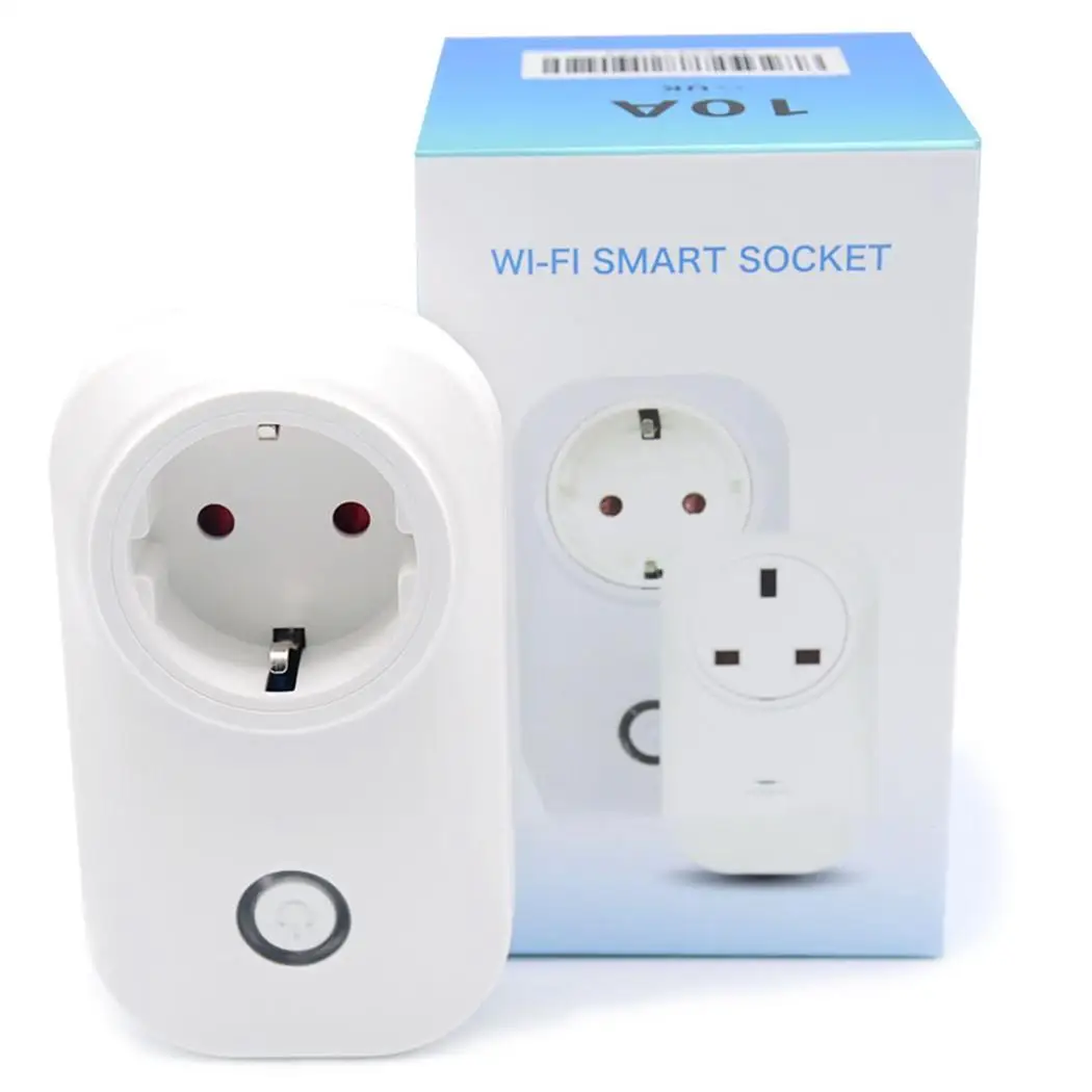 Wi Fi розетка с выключателем питания беспроводной приложение Remote Socket 2000 Вт дома для