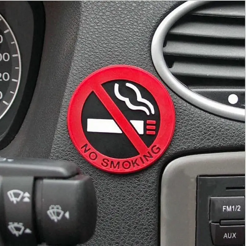 1pc New Car Logo Styling No Smoking Auto Stickers Decor And Decals Warning Sign | Автомобили и мотоциклы