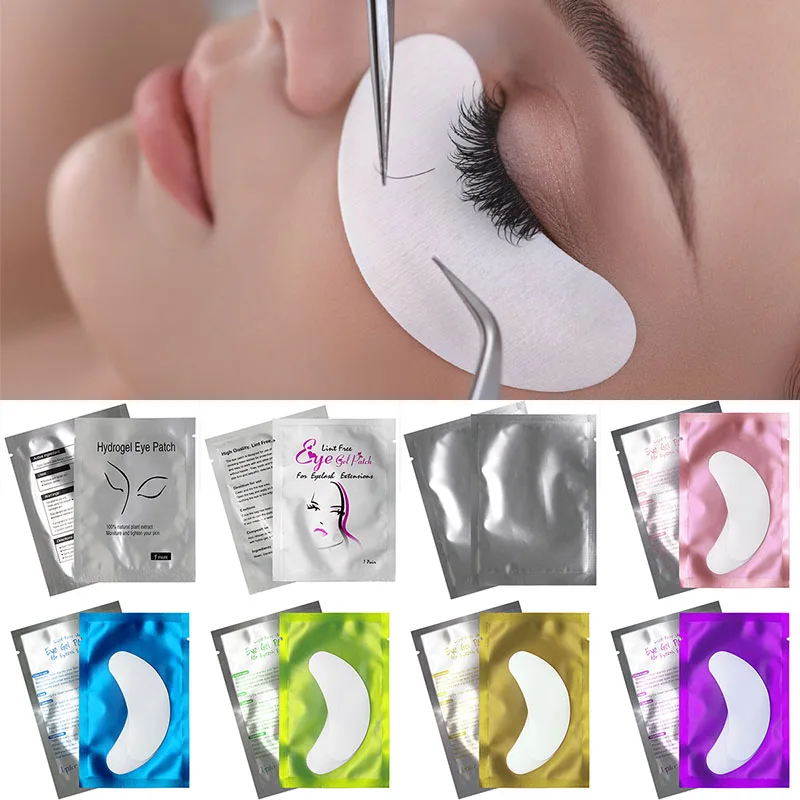 

Kimcci 10 pairs New Paper Patches Eyelash Under Eye Pads Lash Grafting Eyelash Extension Eye Tips Sticker Wraps Make Up Tools