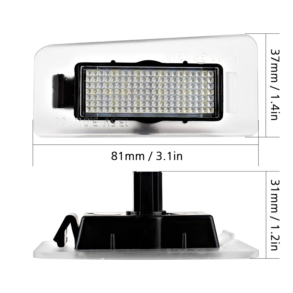 2 шт. белый автомобиль LED Canbus номерной знак свет для Hyundai Elantra 2011 ~ 2013 I30 2012 2014