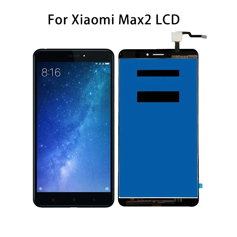6 44 ''для Xiaomi Mi MAX 2 ЖК-дисплей сенсорный экран 100% протестирован и хорошо