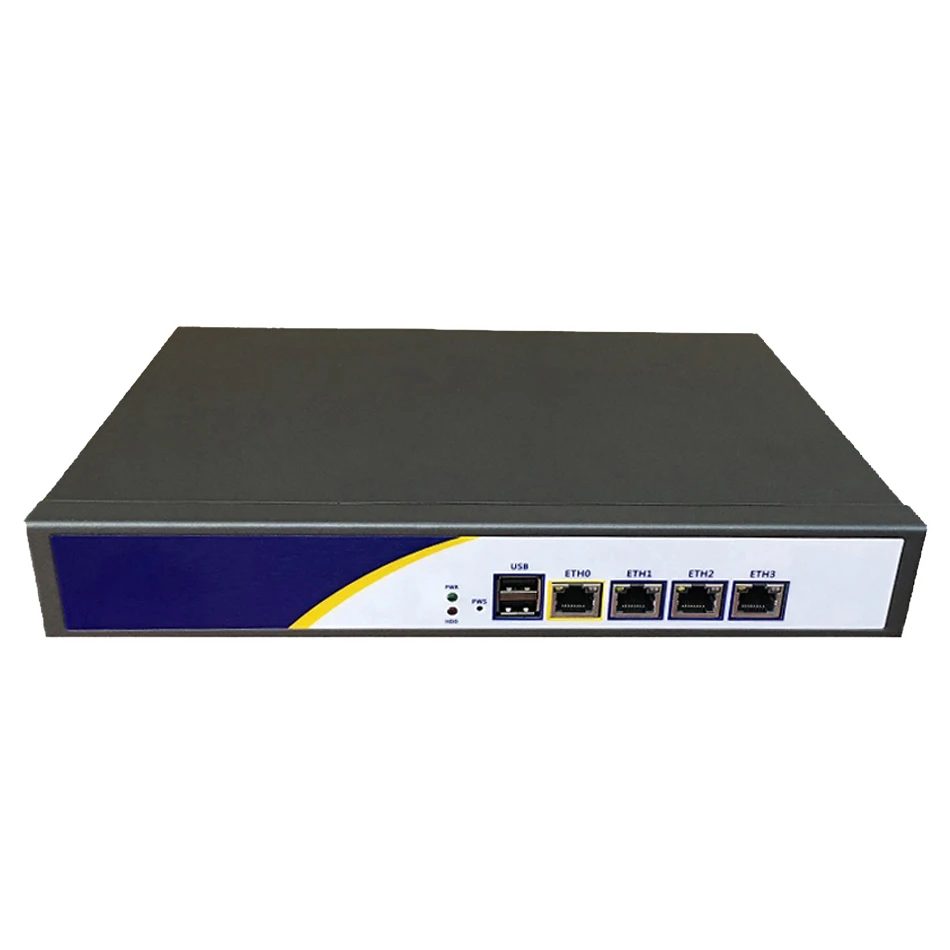 Брандмауэр Mikrotik Pfsense сети VPN Security Appliance маршрутизатора ПК Intel Atom D525 [HUNSN RS01] (4LAN/2USB2.