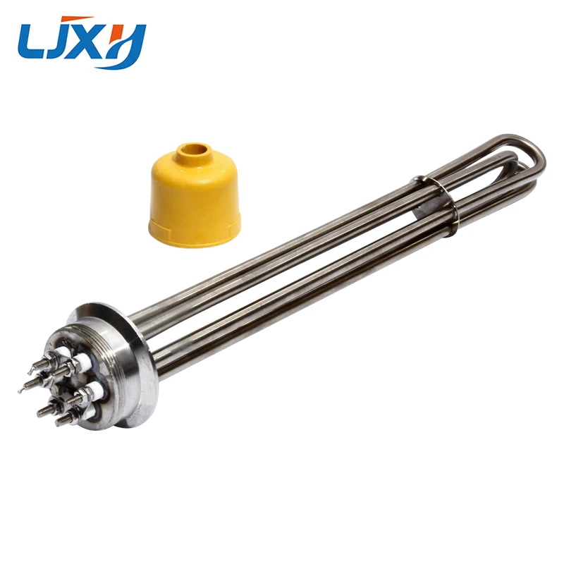 

LJXH Tubular Oil Heater Heating Element 220V/380V 63mm Flange Disc Power 3KW/4.5KW/6KW/9KW/12KW for Heat-conducting Oil Stove