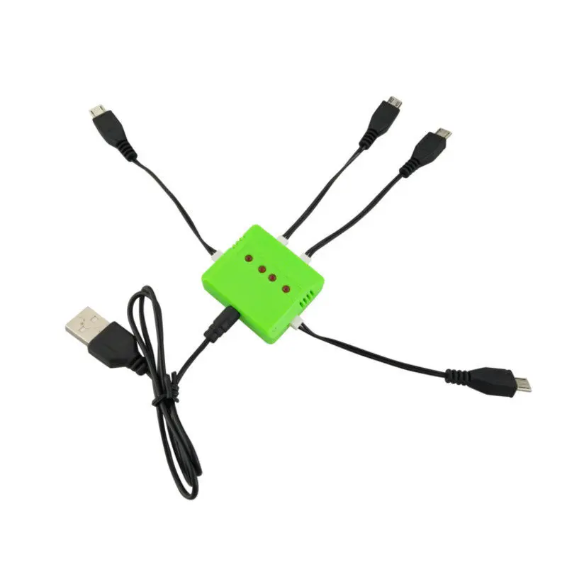 Зарядное устройство 4 в 1 Usb для XS809 XS809S E58 YH 19 SG700 DM107S RC Drone Quadcopter|Детали и аксессуары|