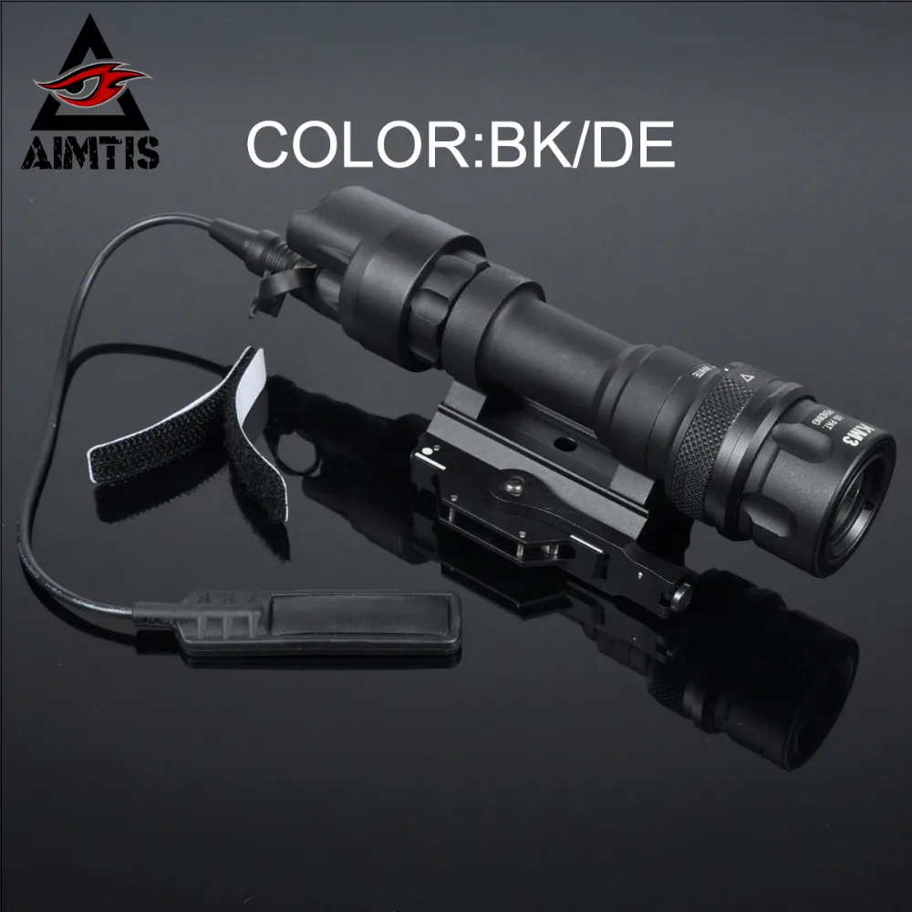 Быстросъемный тактический фонарик AIMTIS M952V QD для винтовки с 400 люменами аксессуары