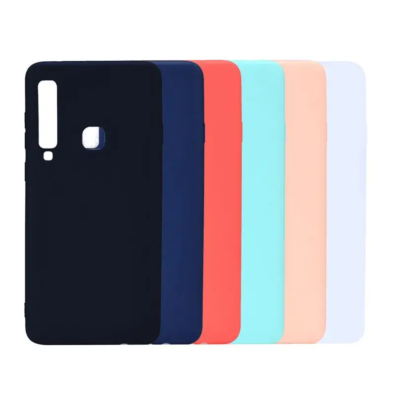 Candy Color Slim Thin Matte Frosted Soft TPU Silicone Case for Samsung Galaxy A9 A9s A8 Plus A7 A6s Star Pro | Мобильные телефоны и