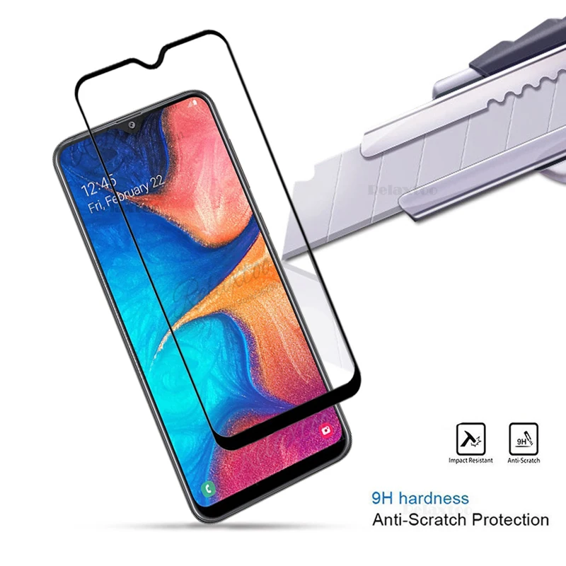 Защитное стекло закаленное 9H для Samsung Galaxy A20 A20E | Мобильные телефоны и аксессуары