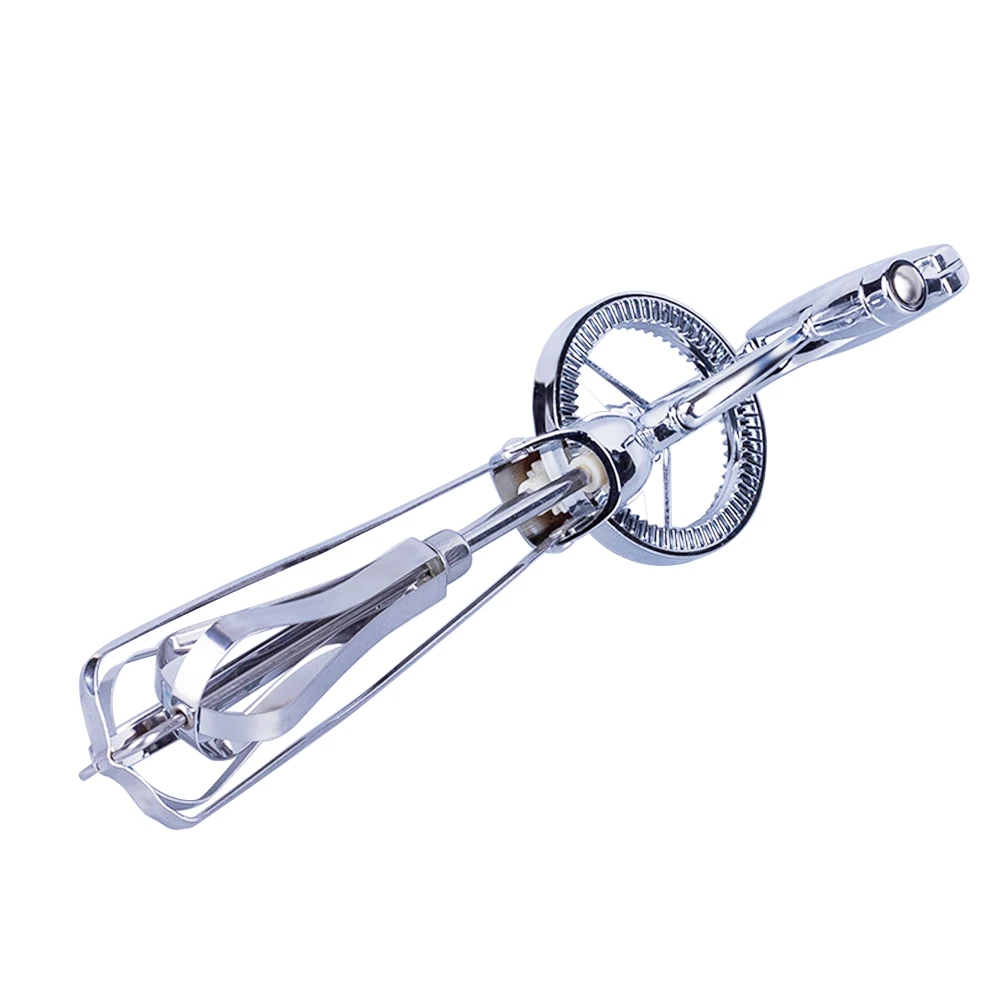 Портативный Eggbeater из нержавеющей стали ручной венчик для взбивания яиц