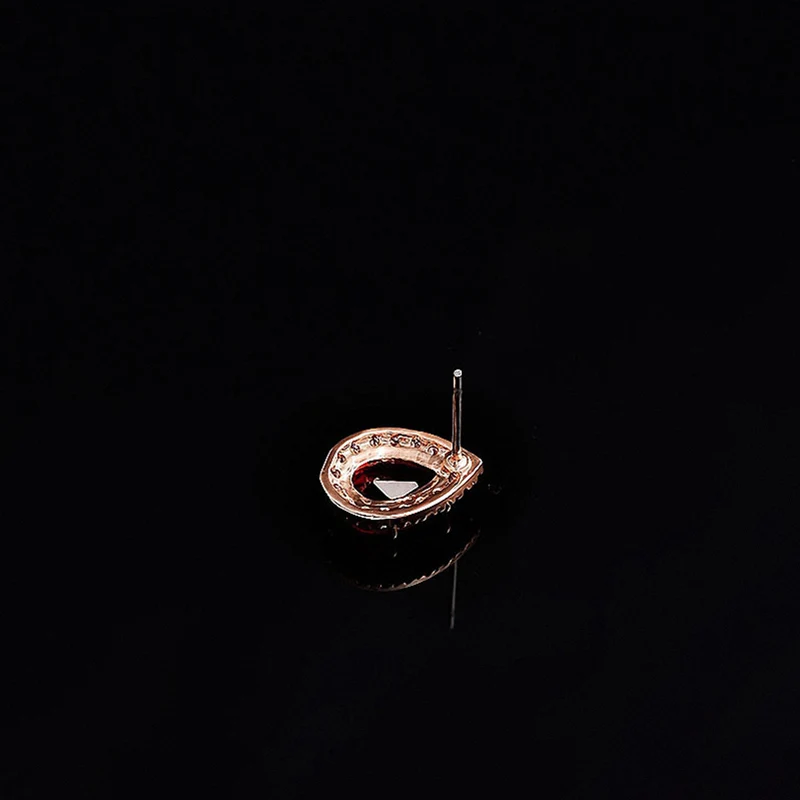 Waterdrop Zircon Stud Earrings AAA Pear Cut Cubic Zirconia Piercing Earring Jewelry Women Office Daily Ear Pins Bijoux Evening | Украшения