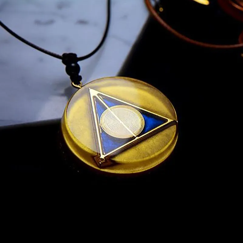 Подвеска из натурального кристалла AURA REIKI Orgonite для очищения Волшебная ведьма