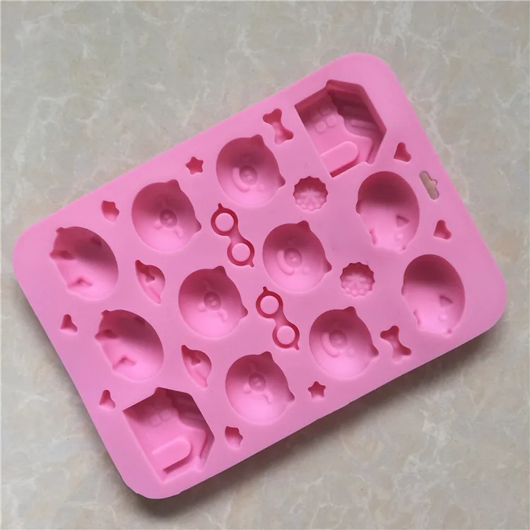 Love PigHead House Chocolates модель выпечки Кондитерские инструменты резак печенья кухонная