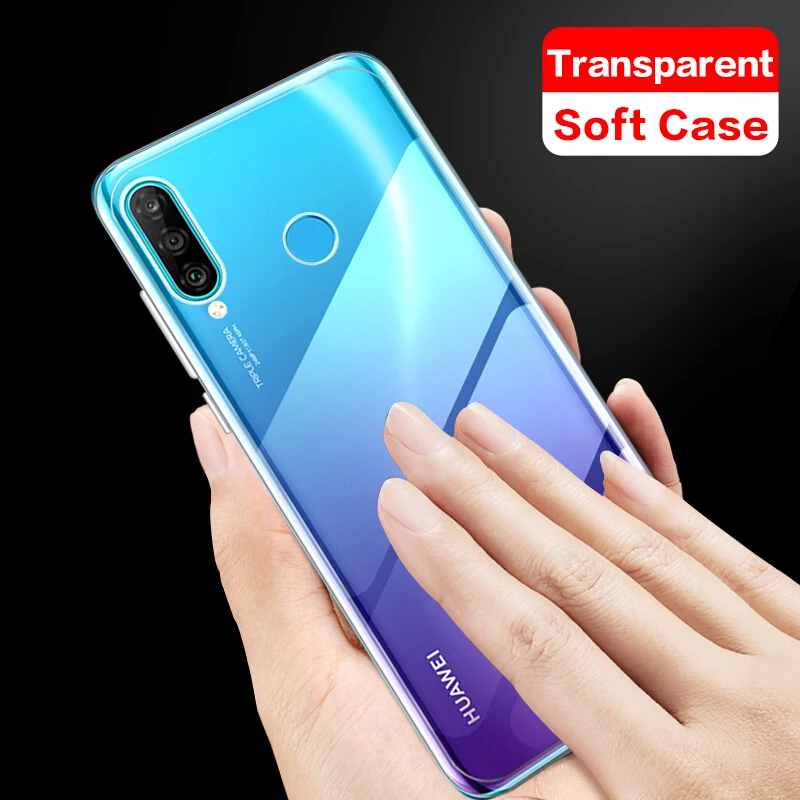 Clear Soft TPU Case For Huawei Y6 Y7 Pro Y9 P Smart Plus 2019 Honor 20i 10i 8S 8X 8A 8C 9 10 Mate 20 Lite 20X Ultra Thin Cover |