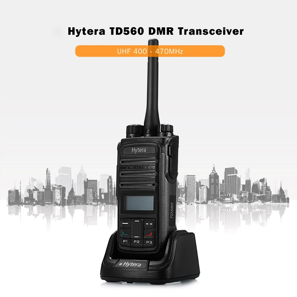 Фото Hytera TD-560 Portable UHF 400 - 470MHz DMR Transceiver With An OLED Display And Rechargeable 1300mAh Lit Battery Walkie Talkie Мобильные Hytera TD-560 Portable UHF 400 - 470MHz DMR Transceiver With An OLED Display And Rechargeable 1300mAh Lit Battery Walkie Talkie Мобильные