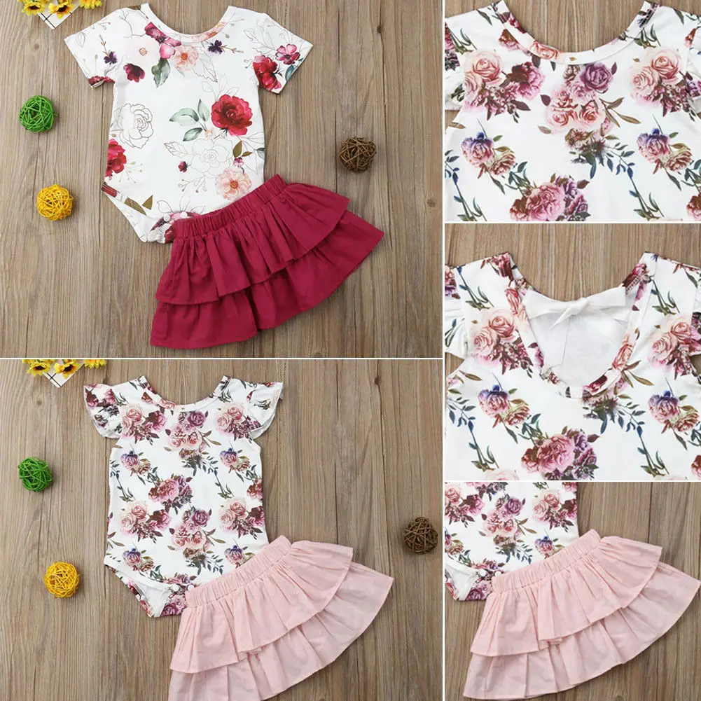2019 Emmababy Новинка для новорожденных Одежда маленьких девочек одежда Цветочный