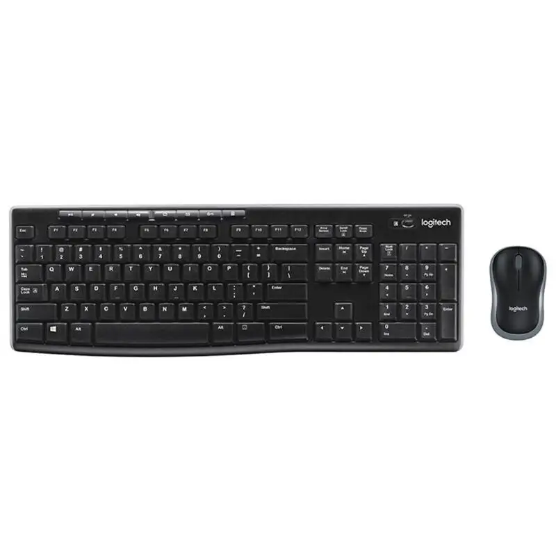 Беспроводная оптическая мышь Logitech MK270 2 4G полноразмерная клавиатура