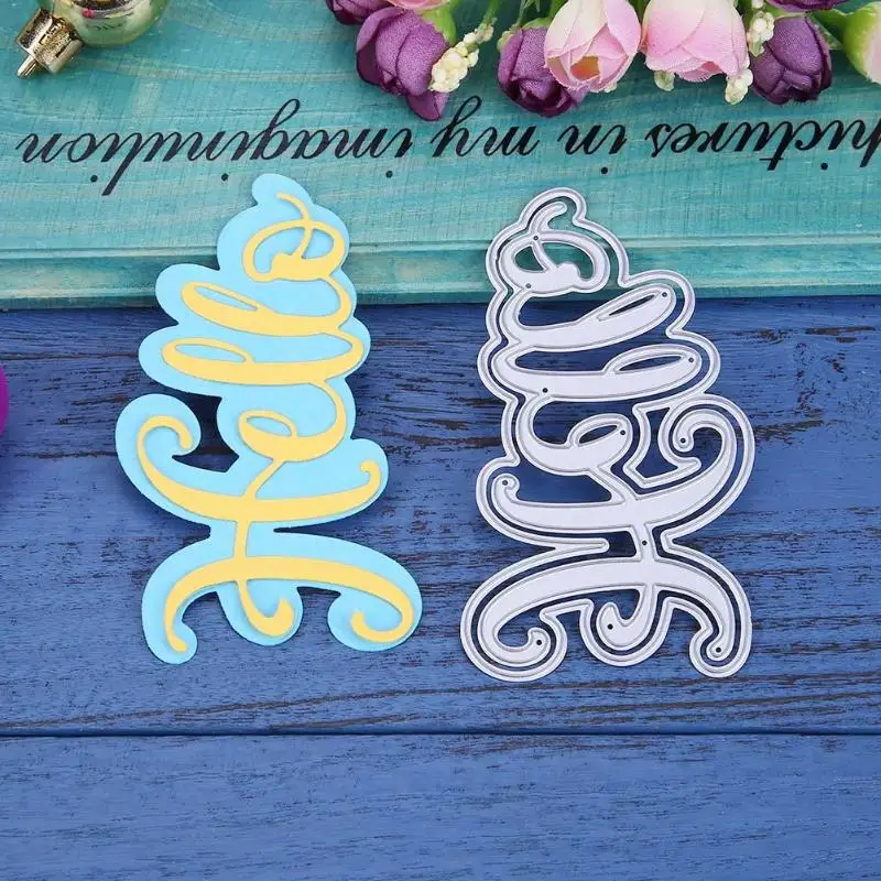 2019 Горячая продажа 2 шт./компл. металлические режущие штампы трафареты с