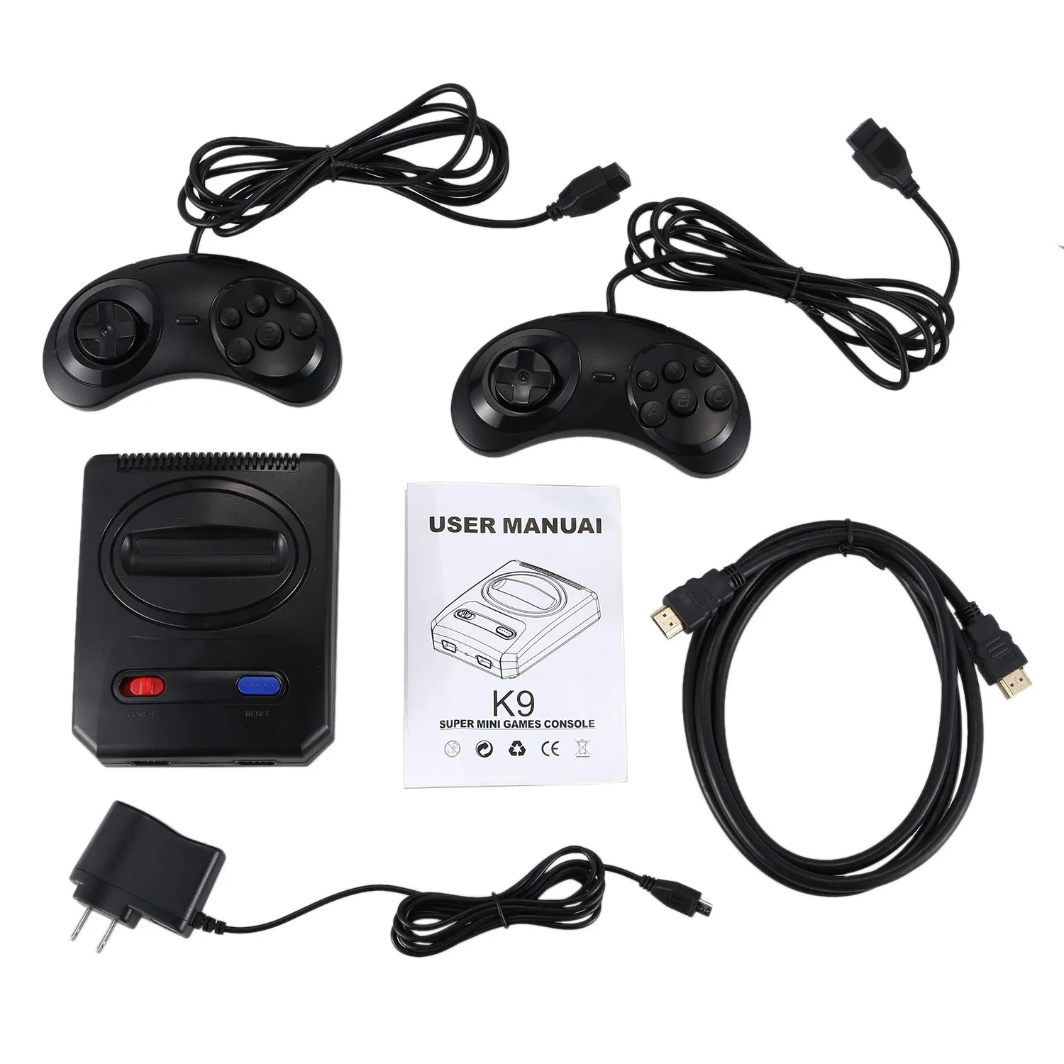 Powkiddy Hd Hdmi 16 бит Ретро Классическая консоль видео игра для Sega Pal/Ntsc Поддержка