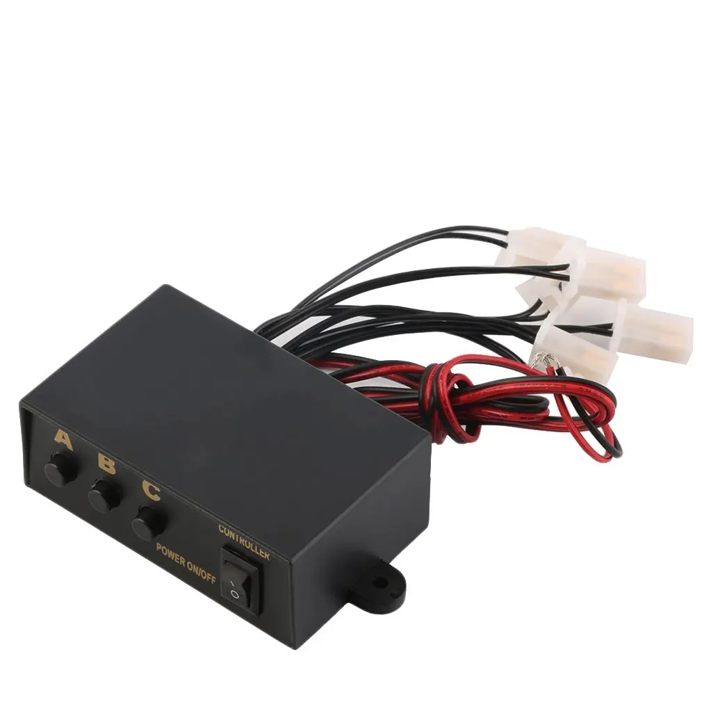 6 Ways LED Strobe Flash Light Lamp Emergency Flashing Controller Box 12V | Лампы и освещение
