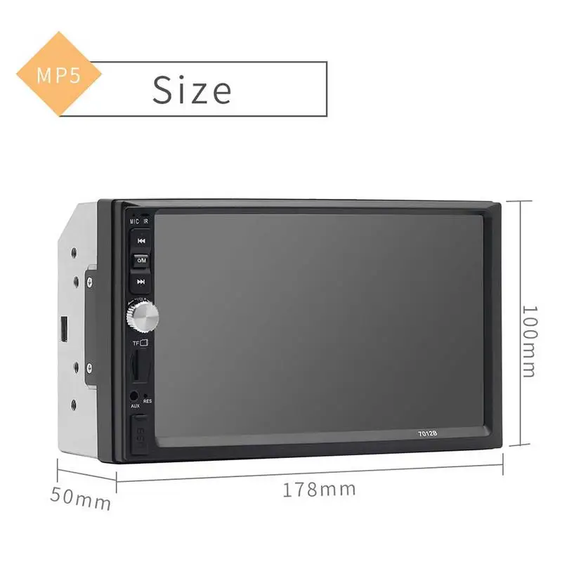 Bluetooth автомобильное радио lcd HD 7 дюймов АВТОМОБИЛЬ MP4 карта машина автомобиль MP5