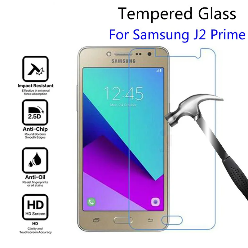 Закаленное стекло 9H для Samsung J2 Prime DS G532 Защита экрана Galaxy SM G532F J 2 prime защитная