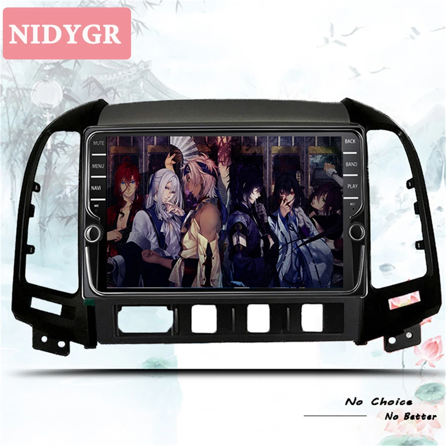Автомобильный dvd плеер IPS android 10 0 для Hyundai Santa fe 2005 2006 2007 2008 2009 2011 12 автомобильное