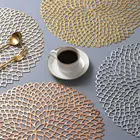 Новинка, Изоляционные Коврики для подстаканников диаметром 2019, 39 см, пустотелые пластиковые накладки, подстилка для украшения стола, домашние Нескользящие подставки для творчества