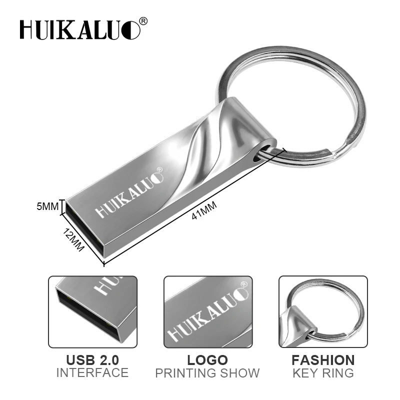 Huikaluo металлический 64 Гб USB флеш-накопитель Бесплатная доставка 4 ГБ 8 16 32 128 chiavetta usb