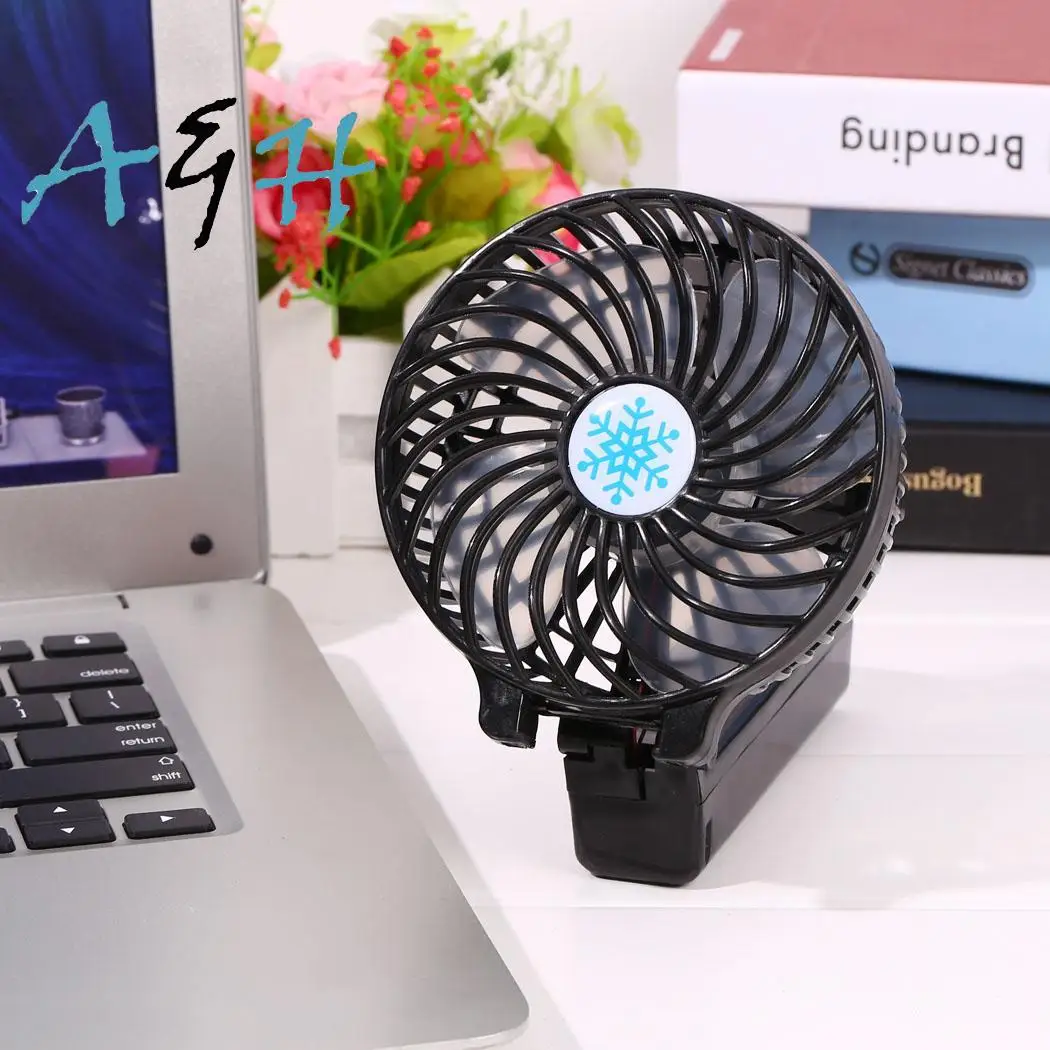 Портативный Перезаряжаемый складной мини USB вентилятор охладитель воздуха