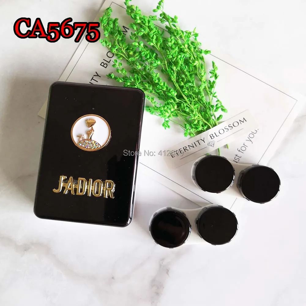 2 пары чехол для контактных линз пластиковый цветной отражающий дорожный