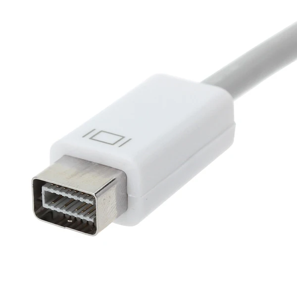 Переходник с Mini DVI на VGA RGB мама для видеопроектора 10 см|Компьютерные кабели и