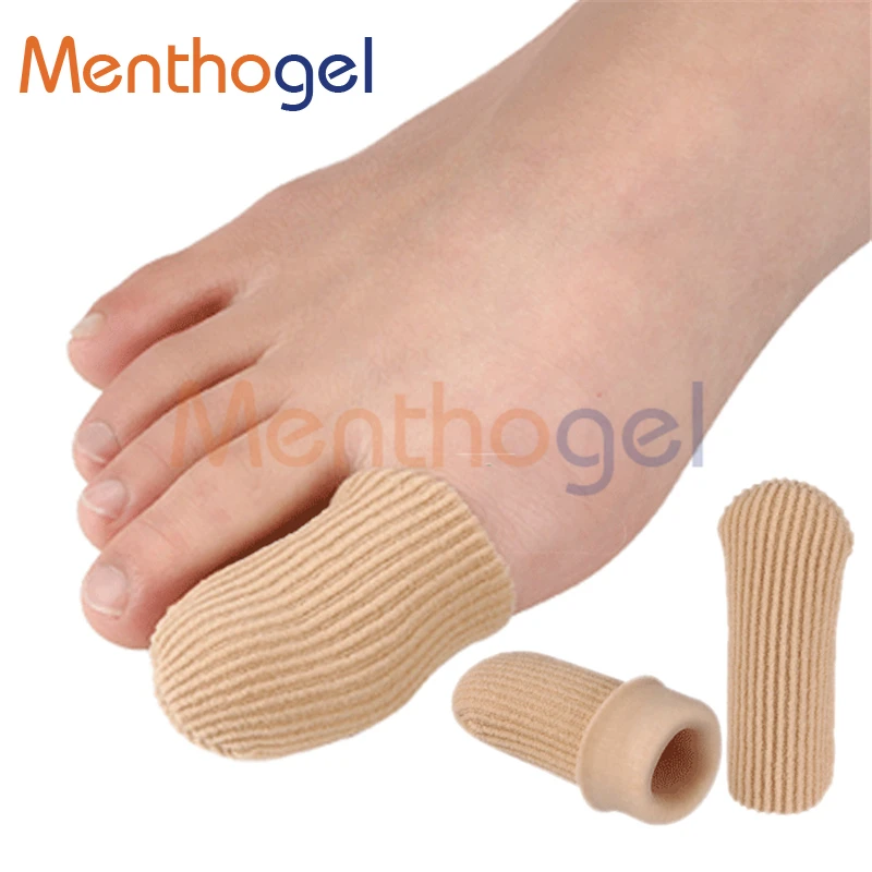 Ментогель 2 шт пальцы рук и ног протекторы мозолей рельефа для туб небольшой уход