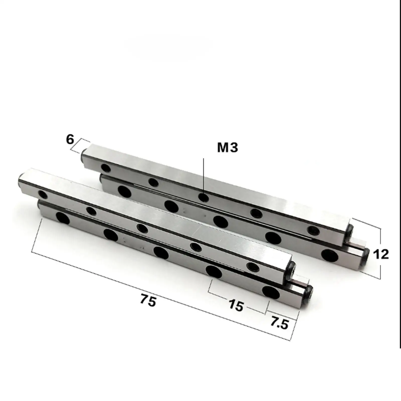 (4 Guides+2 Holders) Set Stroke 44mm GCr15 Cross Roller Guide Linear Precision VR2075 VR2-75x13Z | Обустройство дома