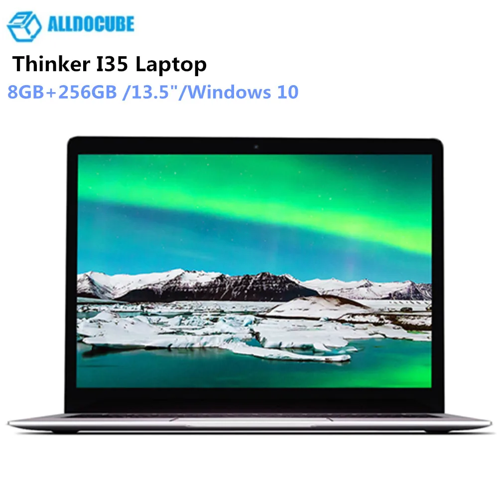 Ветвью ALLDOCUBE Thinker I35 ноутбук ультрабук 13 5 &quotWindows 10 Тетрадь Intel kaby Lake 7Y30 8 Гб 256