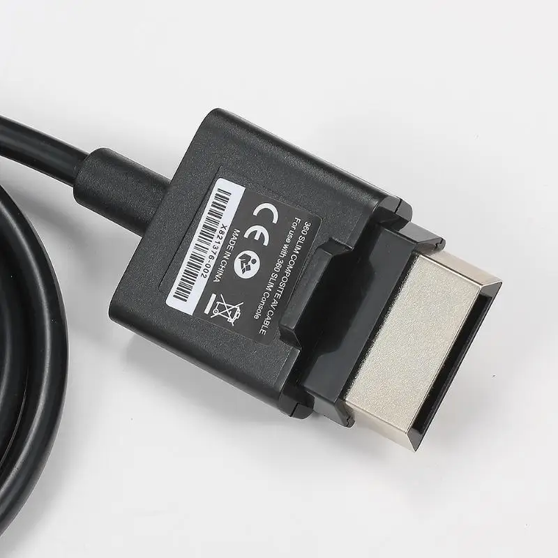 Аудио Видео AV RCA видео композитный кабель для Xbox 360 Slim 1 8 м бутик 3 головки линия