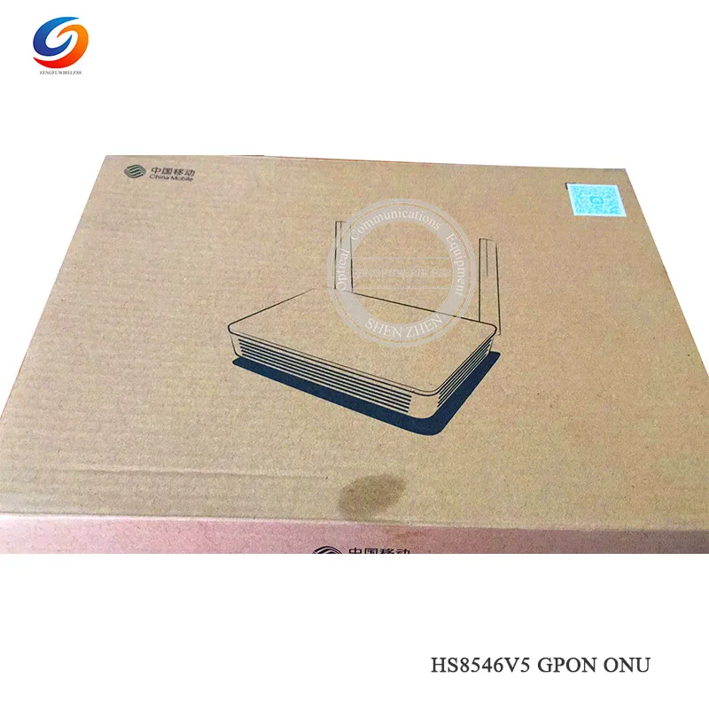 Оптовая продажа 10 шт. HS8546V5 GPON ONU ONT 4GE порт + 1TEL 2USB с 2 4G и 5G двухдиапазонный WiFi
