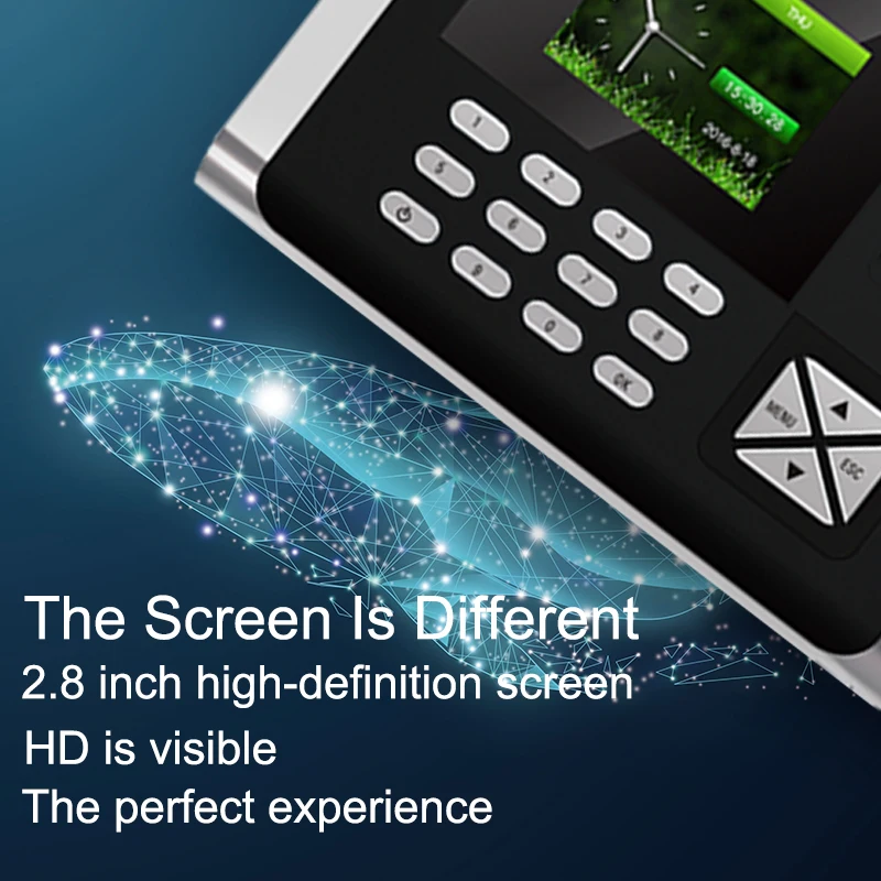 Биометрическая система контроля рабочего времени TCP/IP USB отпечаток пальца