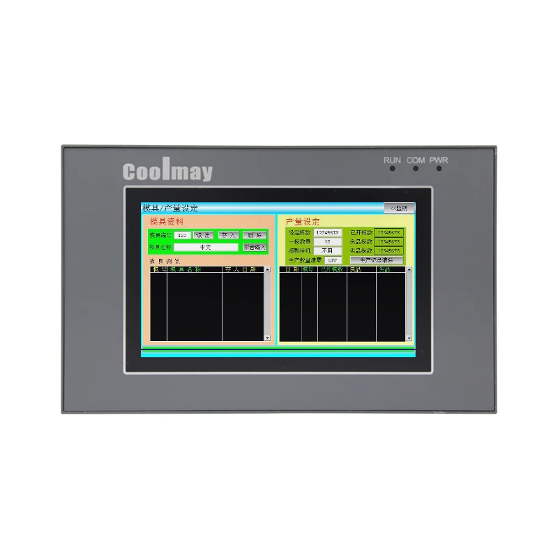 5-дюймовый программируемый сенсорный plc hmi интегрированный 12 цифровых
