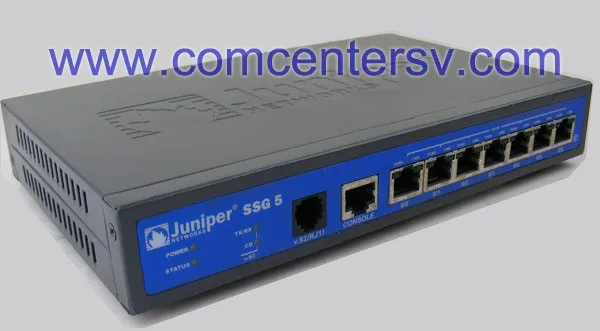 Для можжевельника шлюз SSG 5 SB сети 7 Порты и разъёмы служб безопасности VPN