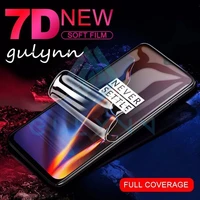 7d protective soft hydrogel film on the for oneplus 6 5 5t 7 t 8 8pro full cover screen protector for oneplus 6t protective film