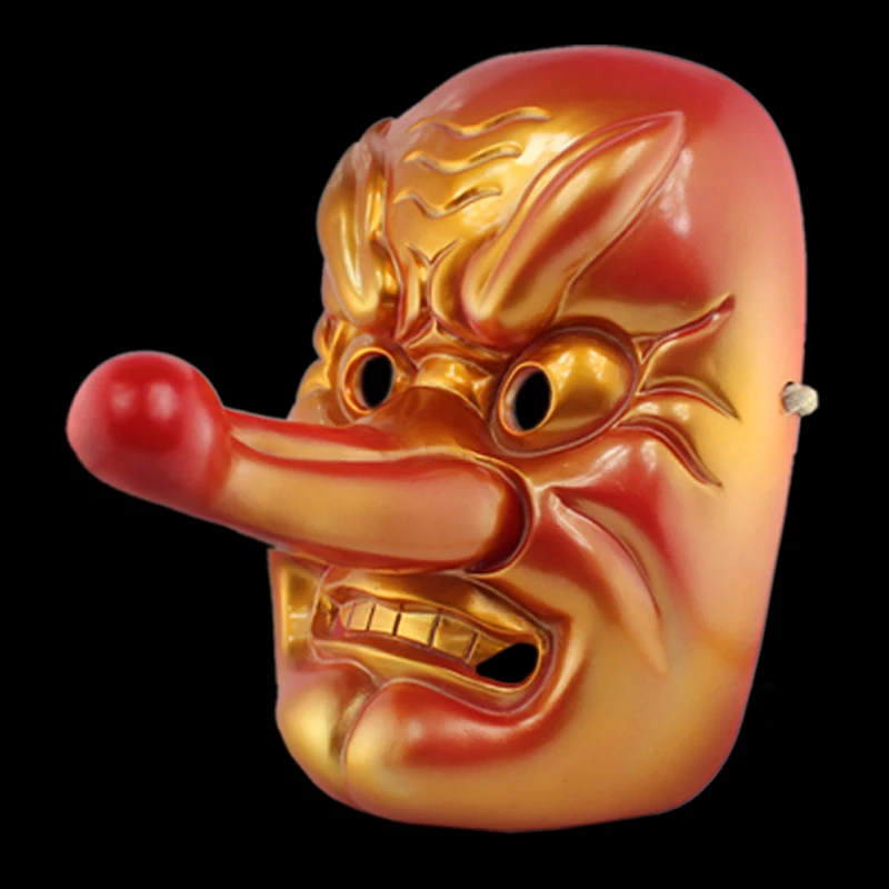 Маска Noh японская Nogaku Tengu танцевальные представления вечеринка Хэллоуин Карнавал