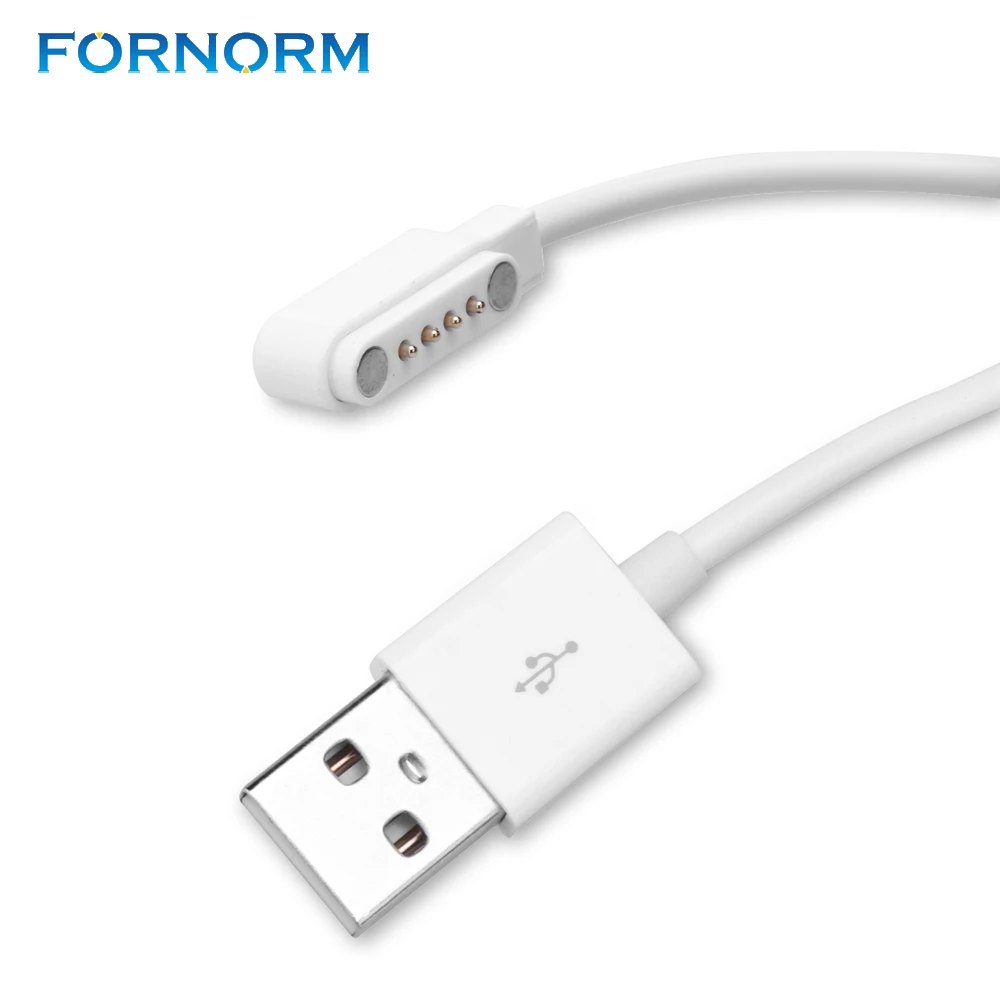 Кабель зарядного устройства FORNORM с USB 2 0 штекер на 4 контакта Pogo Магнитный Шнур для