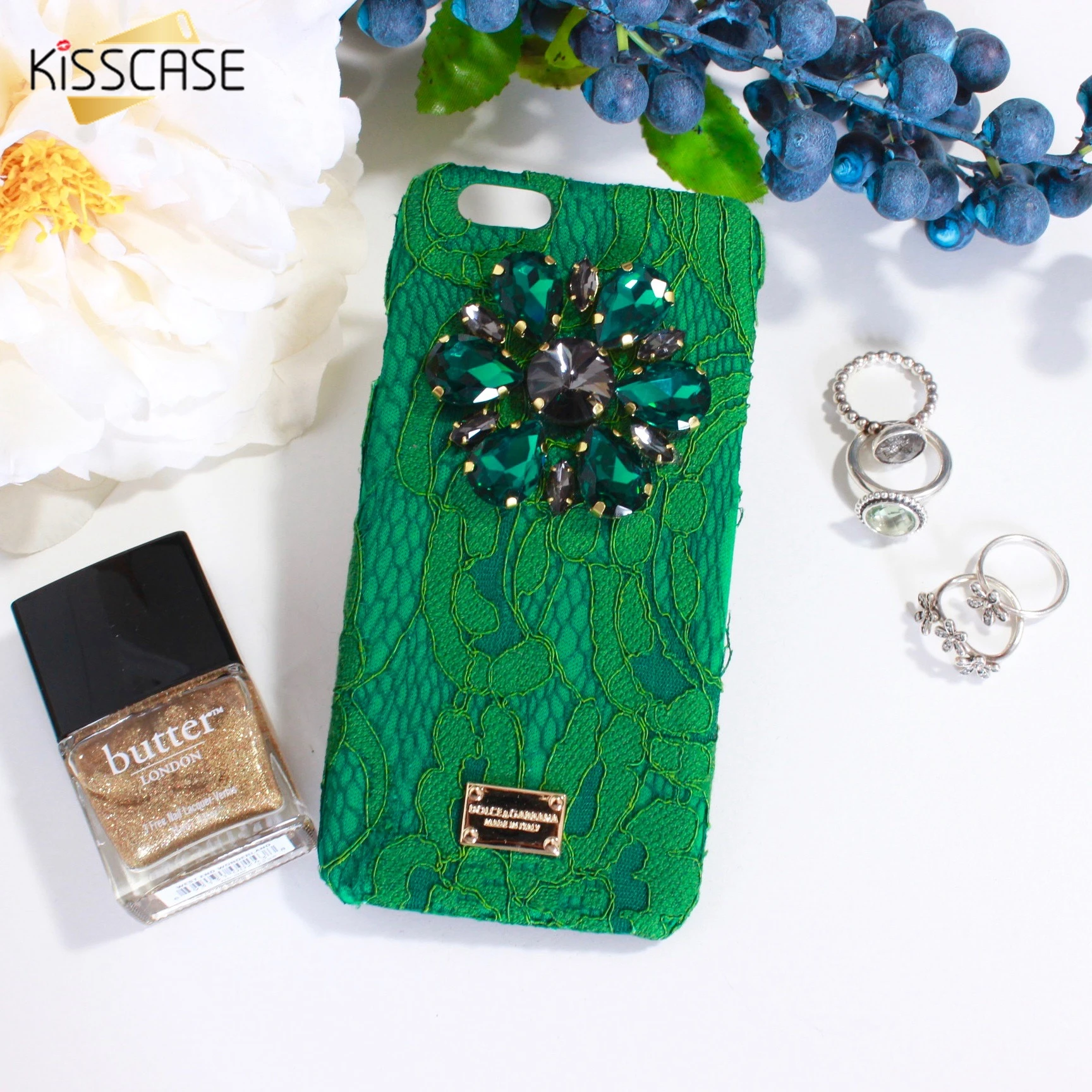 KISSCASE модный с украшениями в виде бриллиантов чехол для iPhone X XS Max XR мобильный