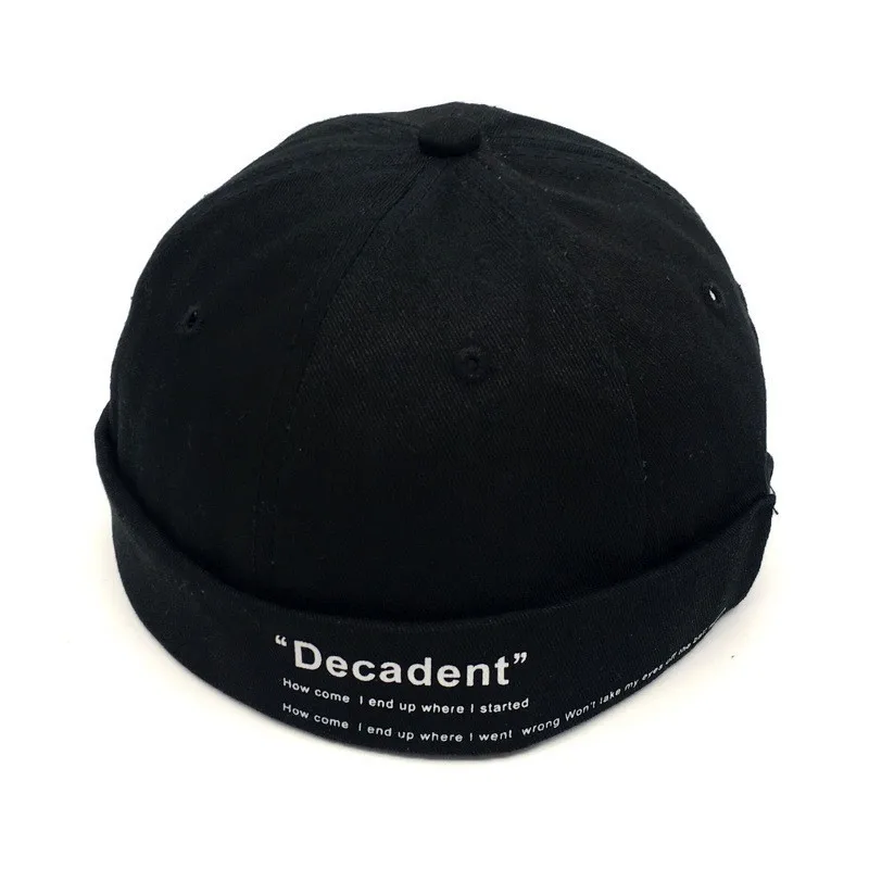 Милые шапки для женщин Skullies мужские и женские Skullcap однотонные хлопковые