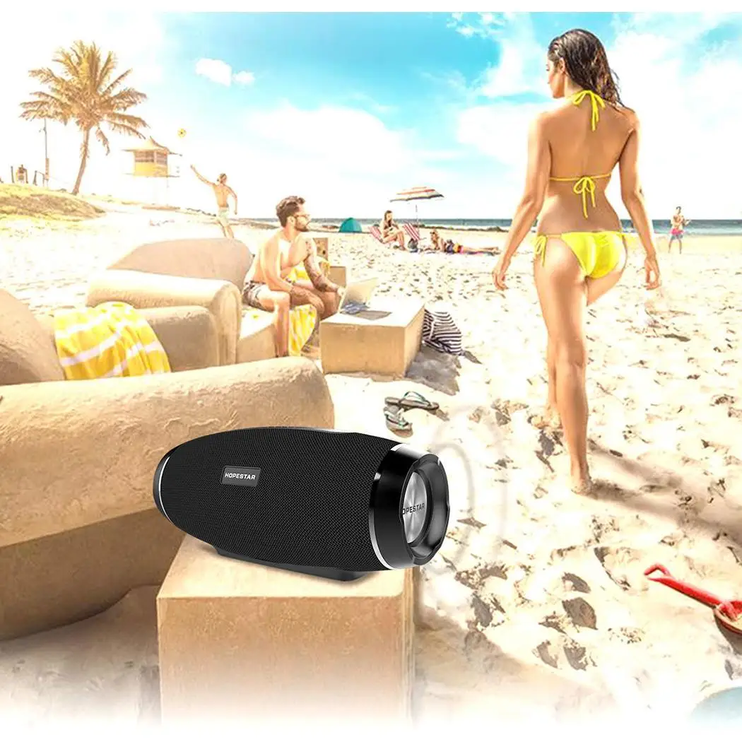 Водонепроницаемый Bluetooth динамик 2400 мАч 10 Вт домашний открытый энергосберегающий