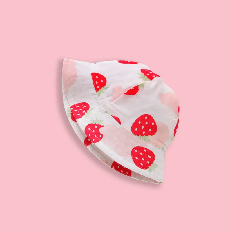 Accessories Boys Kids Pattern Hats Bucket Girls Sunhat Summer Floral Pure cotton Toddler Helmet Cap Thin section Gauze Baby | Детская