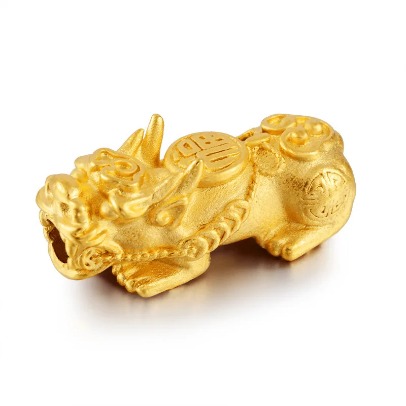 Vietnam Alluvial Gold Big Pixiu Высокое качество без выцветания латунь бусины ювелирные