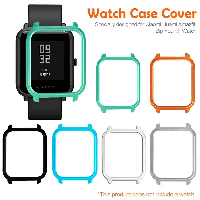 Защитный чехол умных часов тонкая красочная Рамка PC для Huami Amazfit Bip Youth Watch 1